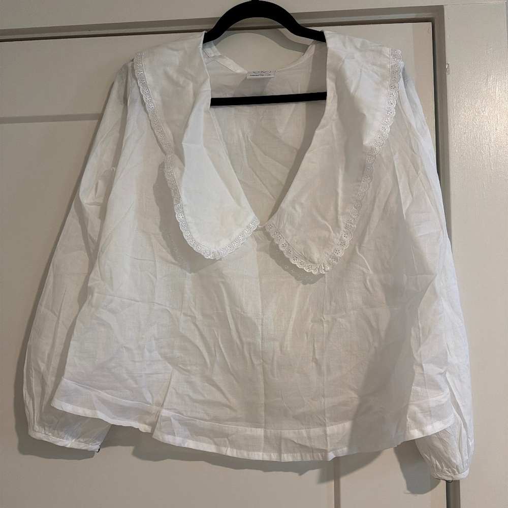 Laneway The Label White Long Sleeve Top